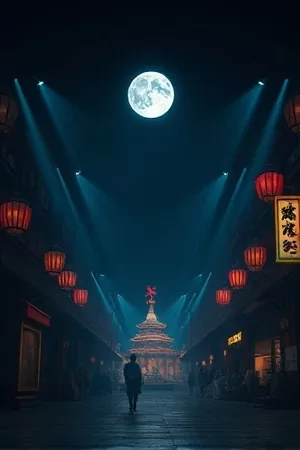 《琥珀时刻》竖版海报，旧柜台与琥珀色灯光